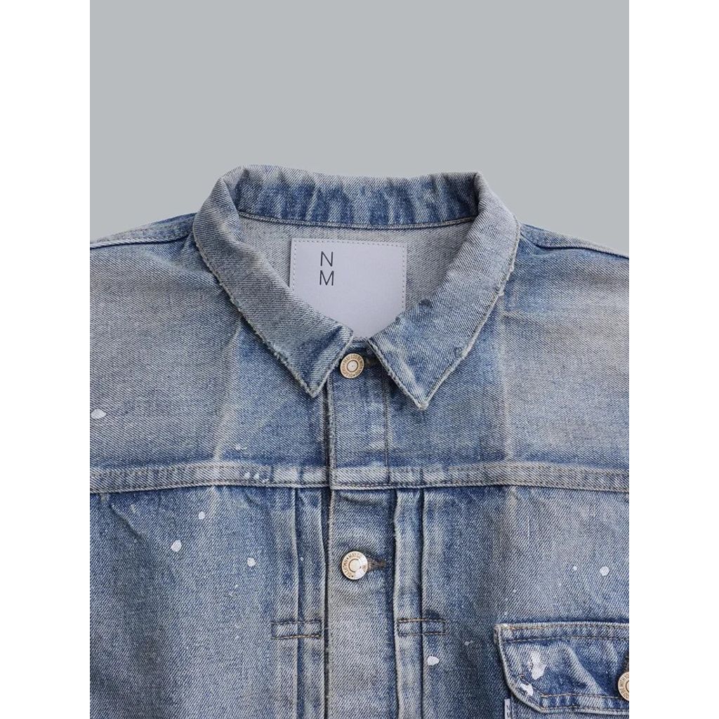 New Manual T-BACK DENIM JACKET