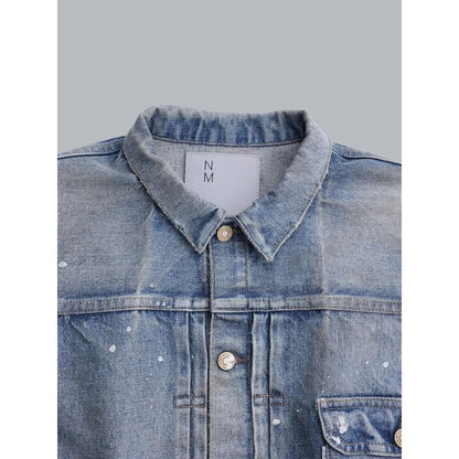New Manual T-BACK DENIM JACKET