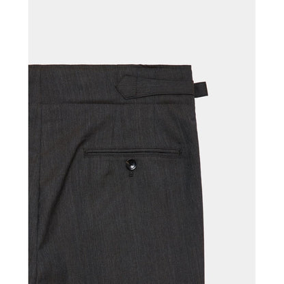 marka 2/60 Wool Tropical Melange / Double Pleated Military Trousers