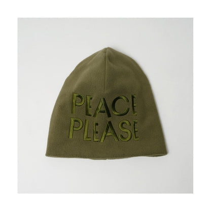GARBAGE FLEECE BEANIE（PEACE PLEASE）