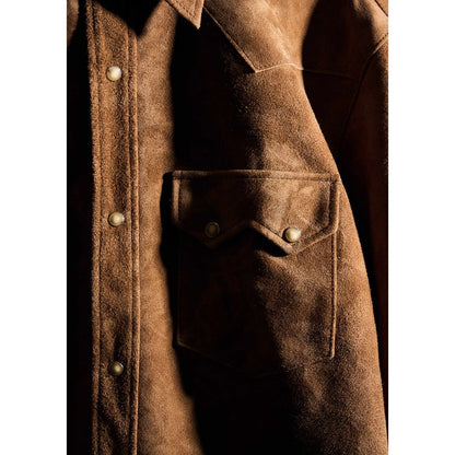 MASSES HORSE LEATHER SHIRT SUEDE