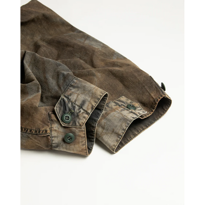 ANACHRONORM  AN374-B SULFUR DYED RIPSTOP REALTREE FATIGUE JACKET SULFUR BLACK