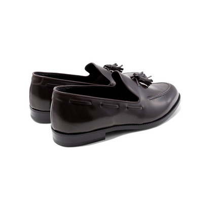 KENFORD MENS TASSEL LOAFERS / WINE