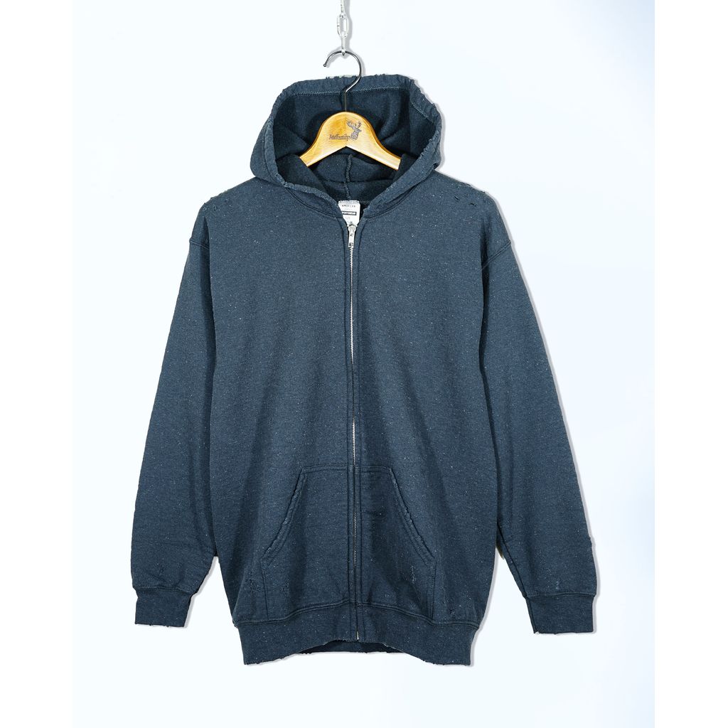 ANDFAMILYS Damage Zip Parka