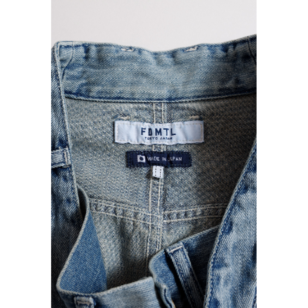 FDMTL FA26JK19U DENIM T-FORM JACKET 3YR WASH