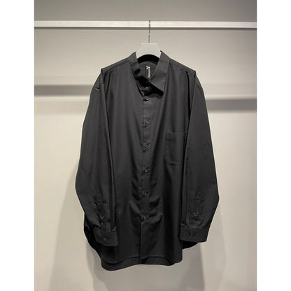 Ground Y COTTON BROADCLOTH COLLAR CUT-OFF SHIRT