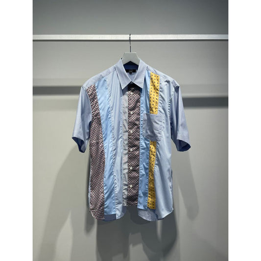 COMME des GARCONS HOMME パッチワーク MIXシャツ