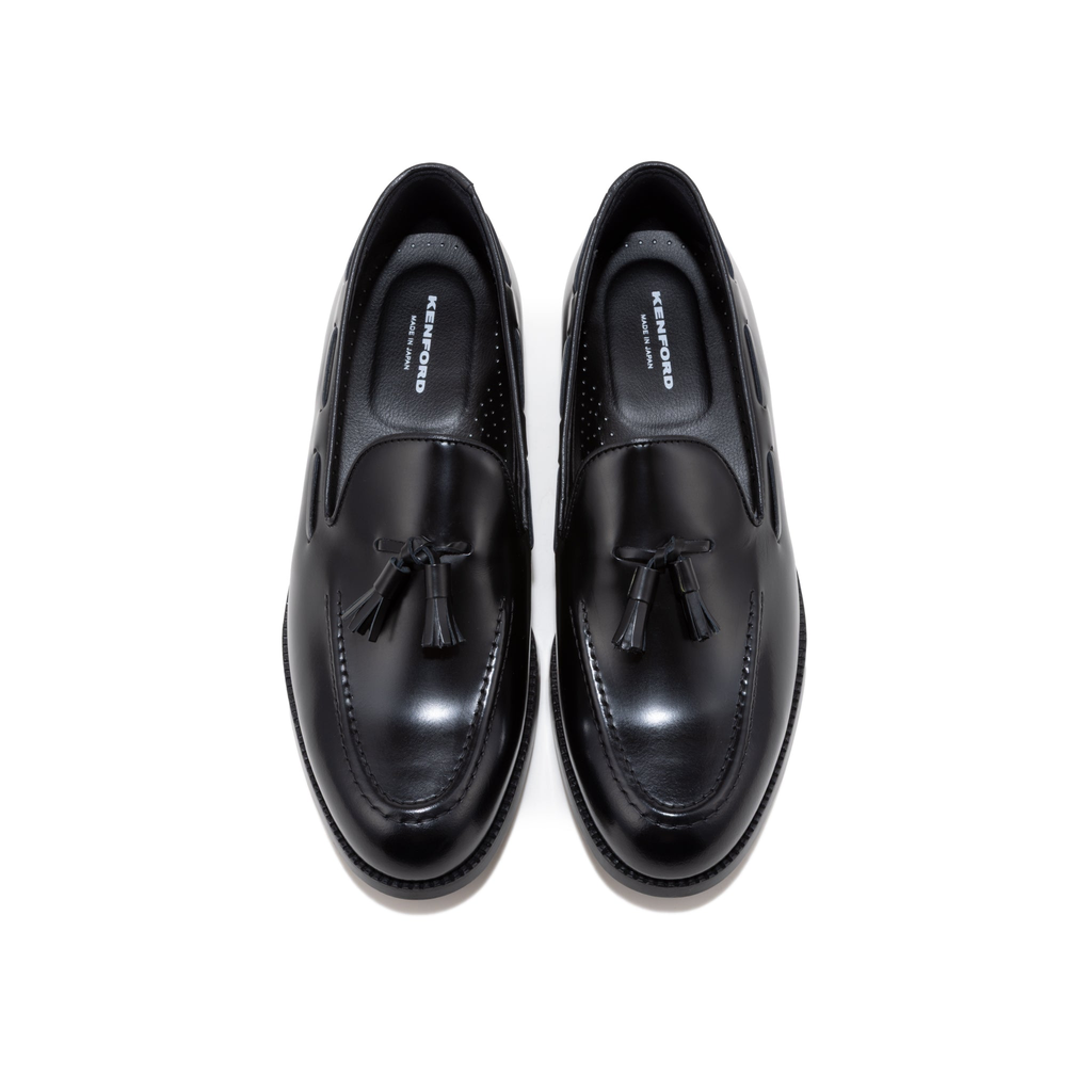 KENFORD MENS TASSEL LOAFERS / BLACK
