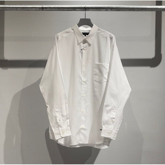 COMME des GARCONS HOMME コットンブロード COMME des GARCONS HOMME LOGO SHIRT（WHITE）