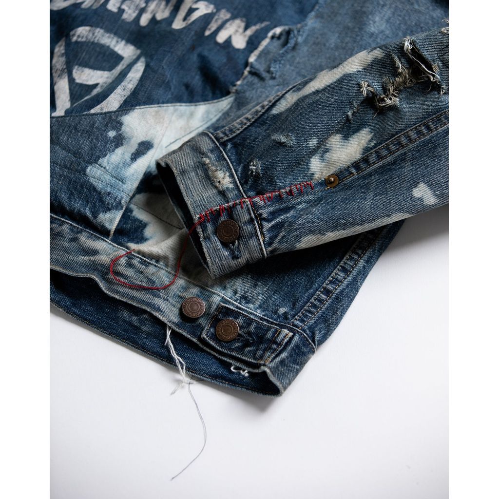 ANACHRONORM HARD REMAKED FRONT TUCK DENIM JACKET INDIGO (REMAKE)