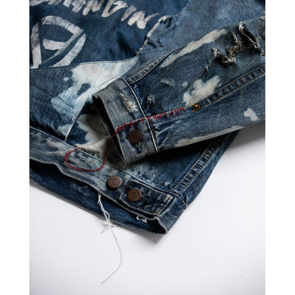 ANACHRONORM HARD REMAKED FRONT TUCK DENIM JACKET INDIGO (REMAKE)