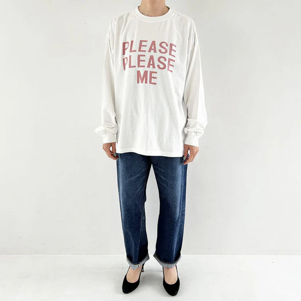 REMI RELIEF HARD SP加工20/-天竺ロンT(PLEASE)