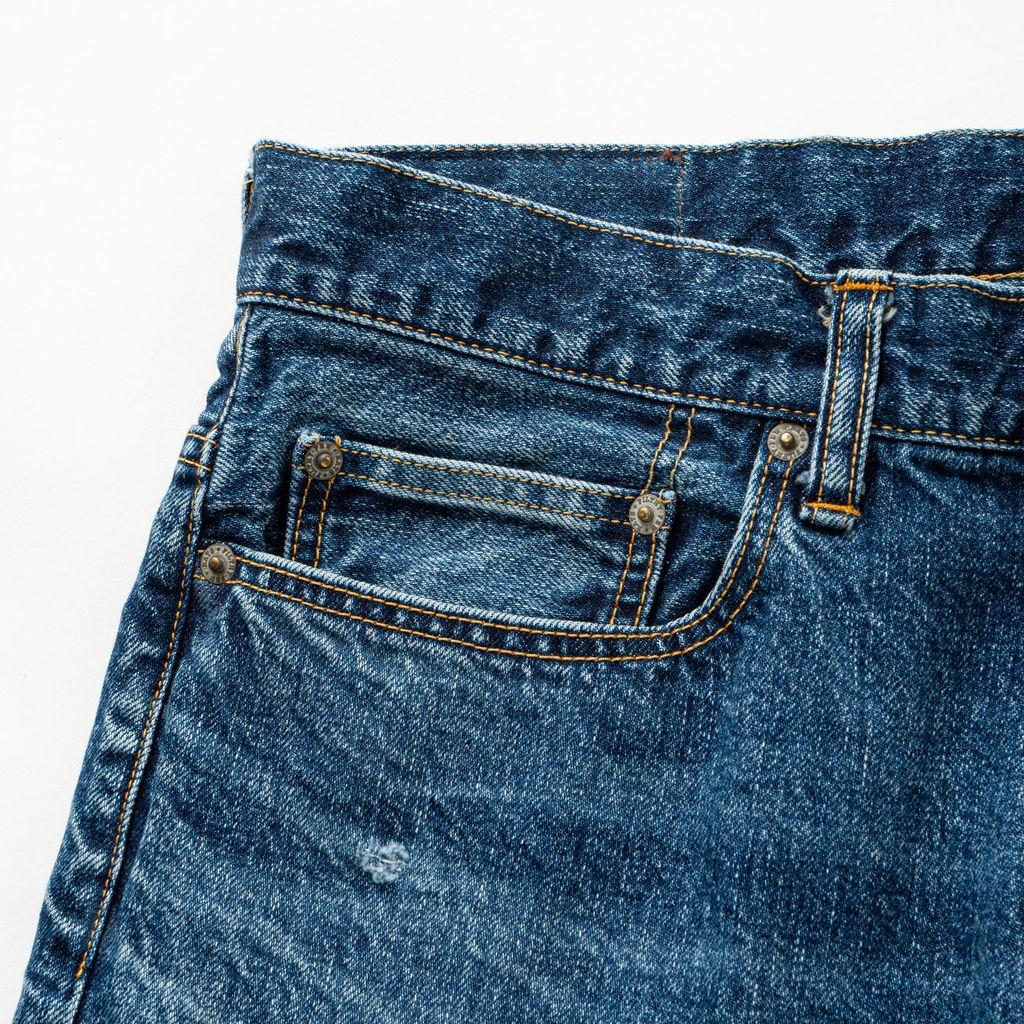 RATS VINTAGE WASH DENIM PANTS