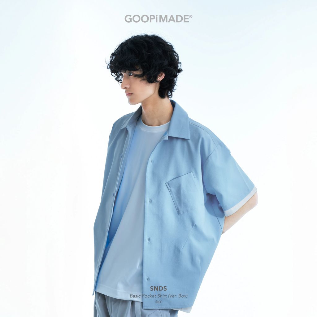 GOOPiMADE SND5 BASIC POCKET SHIRTS
