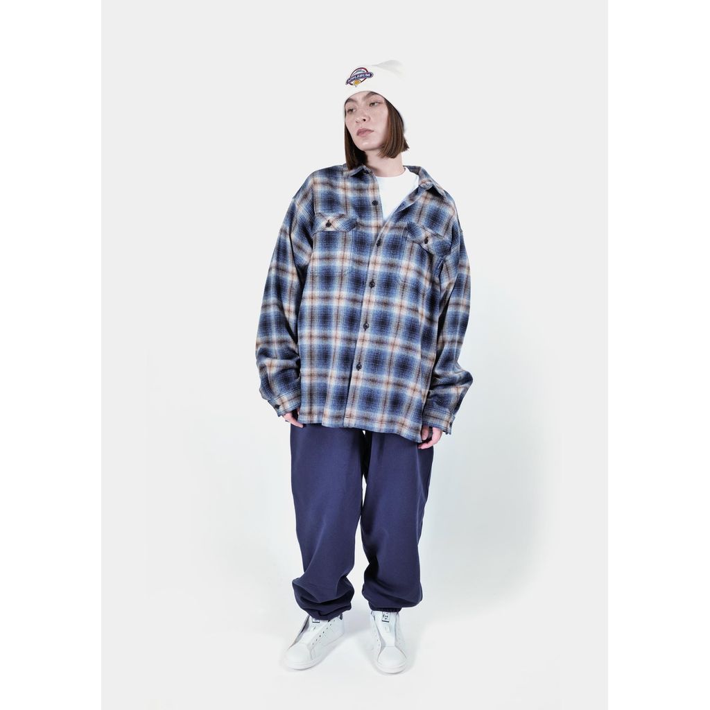 APPLEBUM Melange Check Nel Shirt / 2520206