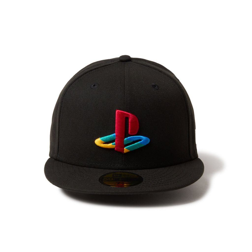 NEW ERA 59FIFTY PlayStation プレイステーション ファミリーマーク マルチカラー ブラック
