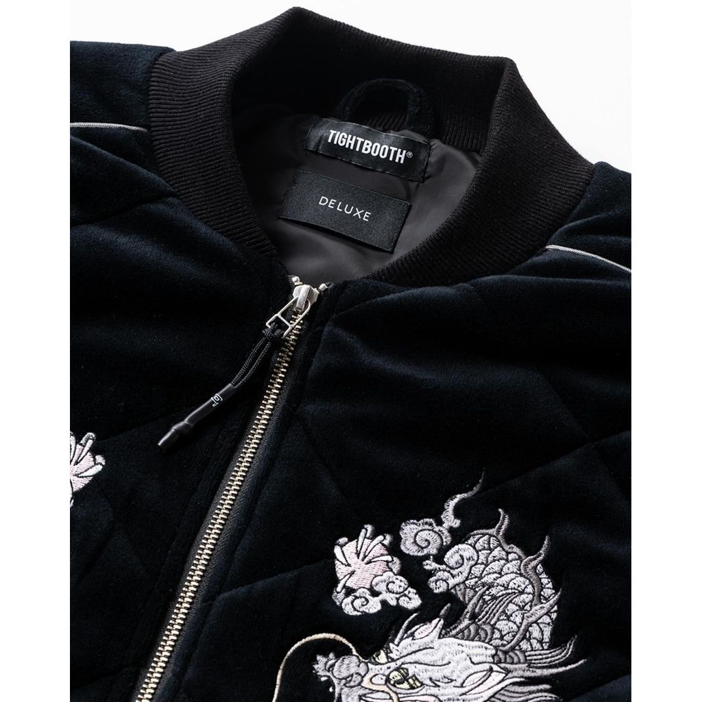 TIGHTBOOTH VELOUR SOUVENIR JKT - TIGHTBOOTH x DELUXE