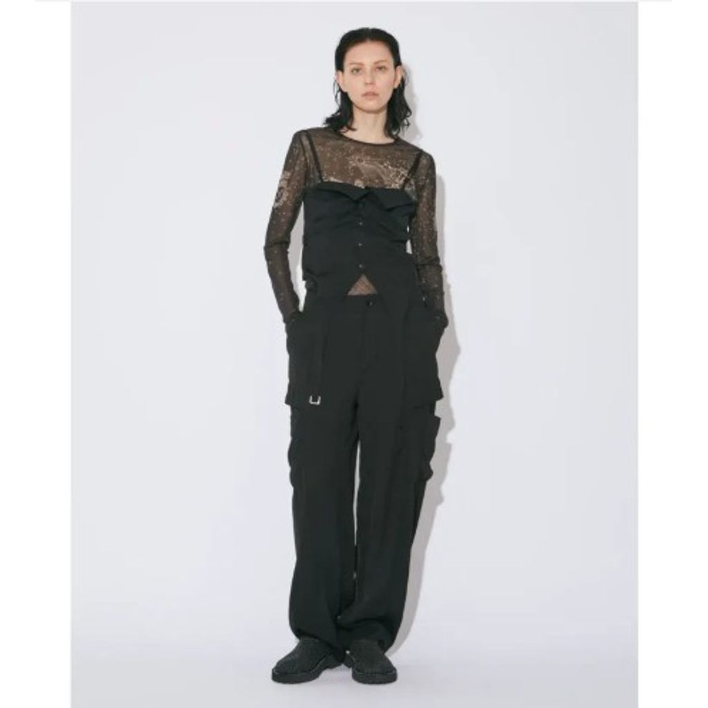 beautiful people rayon barathea bow silhouette pants