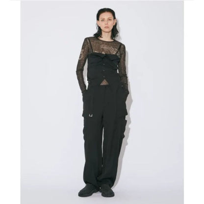 beautiful people rayon barathea bow silhouette pants