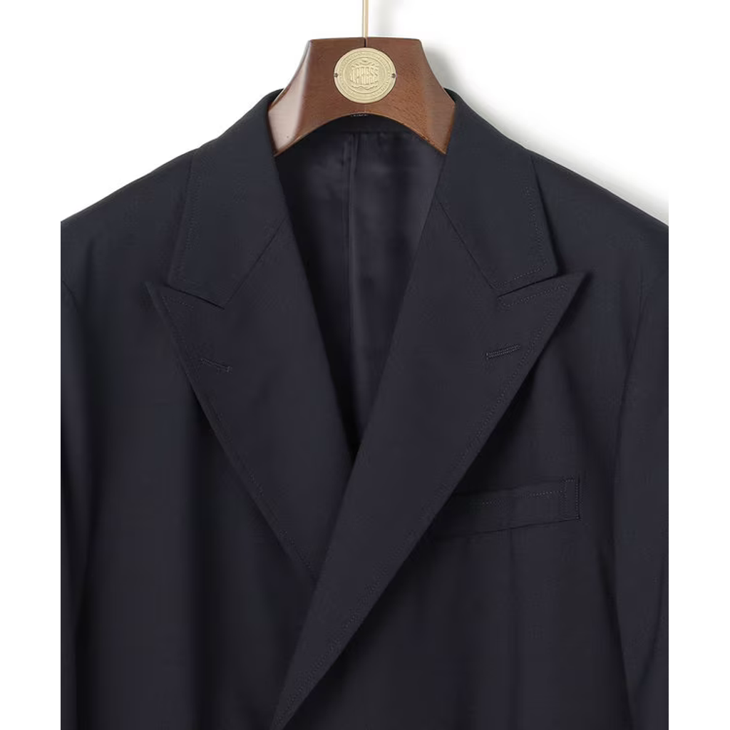 J.PRESS ORIGINALS【UNISEX】Wool Polyester Stretch Toropical 4B Blazer / Baggy-Fit