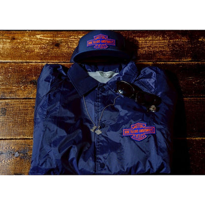 ANDFAMILYS MOTORCYCLE COACH JACKET（KOKURA NAVY - MURAKAMI SPECIAL）
