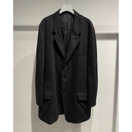 Y's for men WOOL GABARDINE LEFT AND RIGHT CHANGE POCKET JACKET