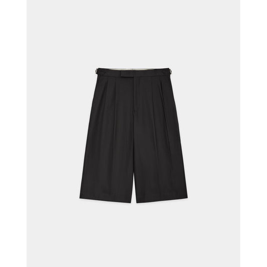 marka Organic Cotton Gabardine / Two Tuck Cropped Trousers
