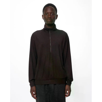 marka  Super 100s Washable Wool Jersey / Half-Zip Stand
