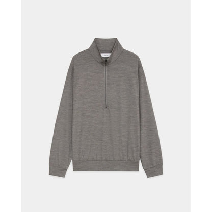 marka  Super 100s Washable Wool Jersey / Half-Zip Stand