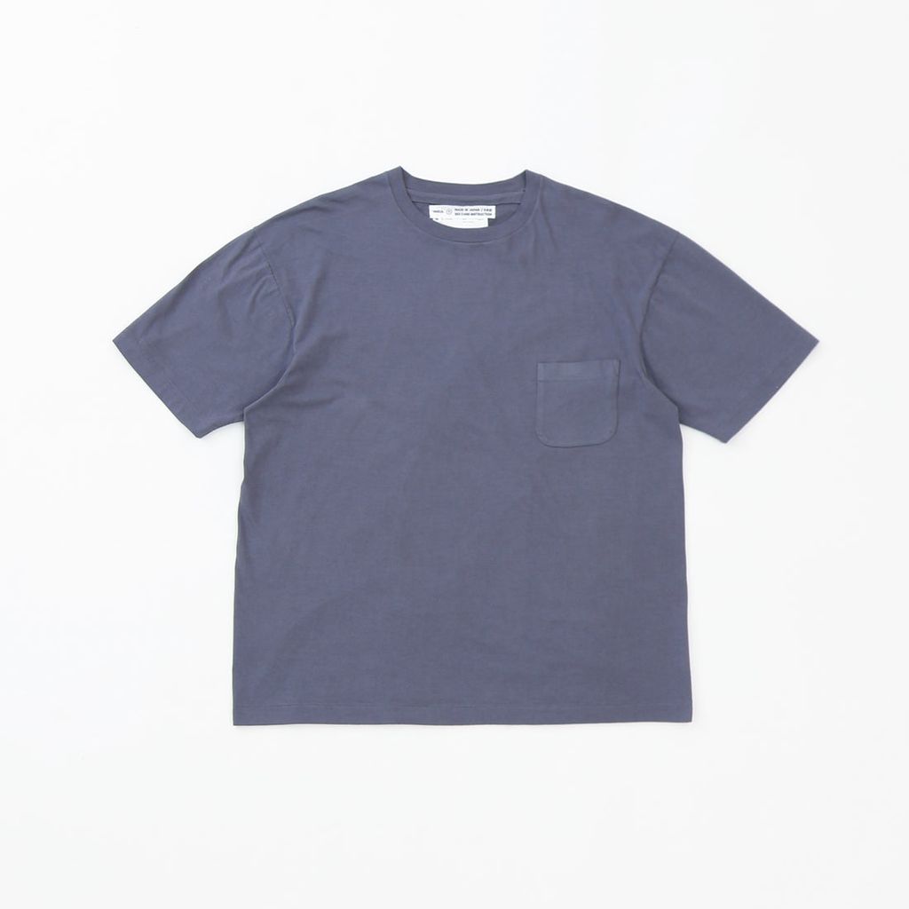 YAECA T Compact Fit Densely Knit T-Shirt with Pocket