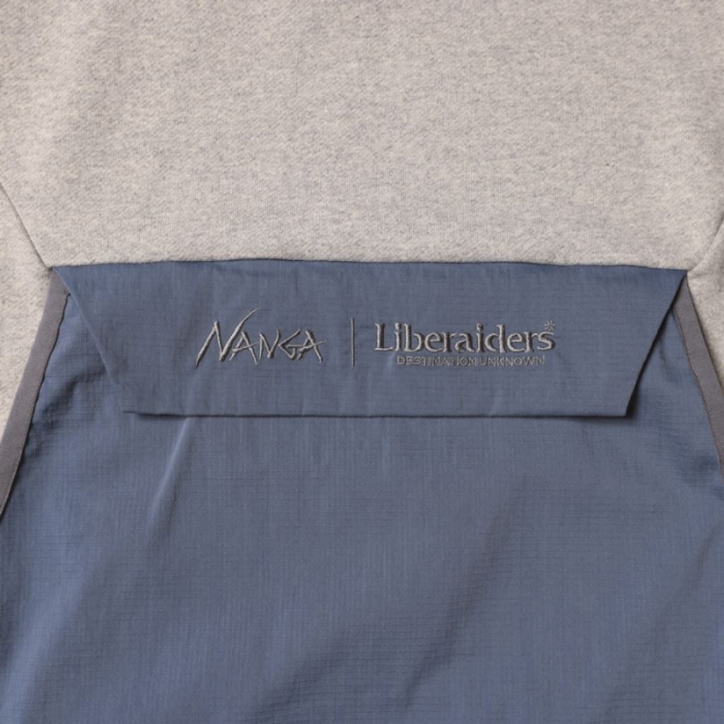 NANGA X LIBERAIDERS  ECO HYBRID HOODIE
