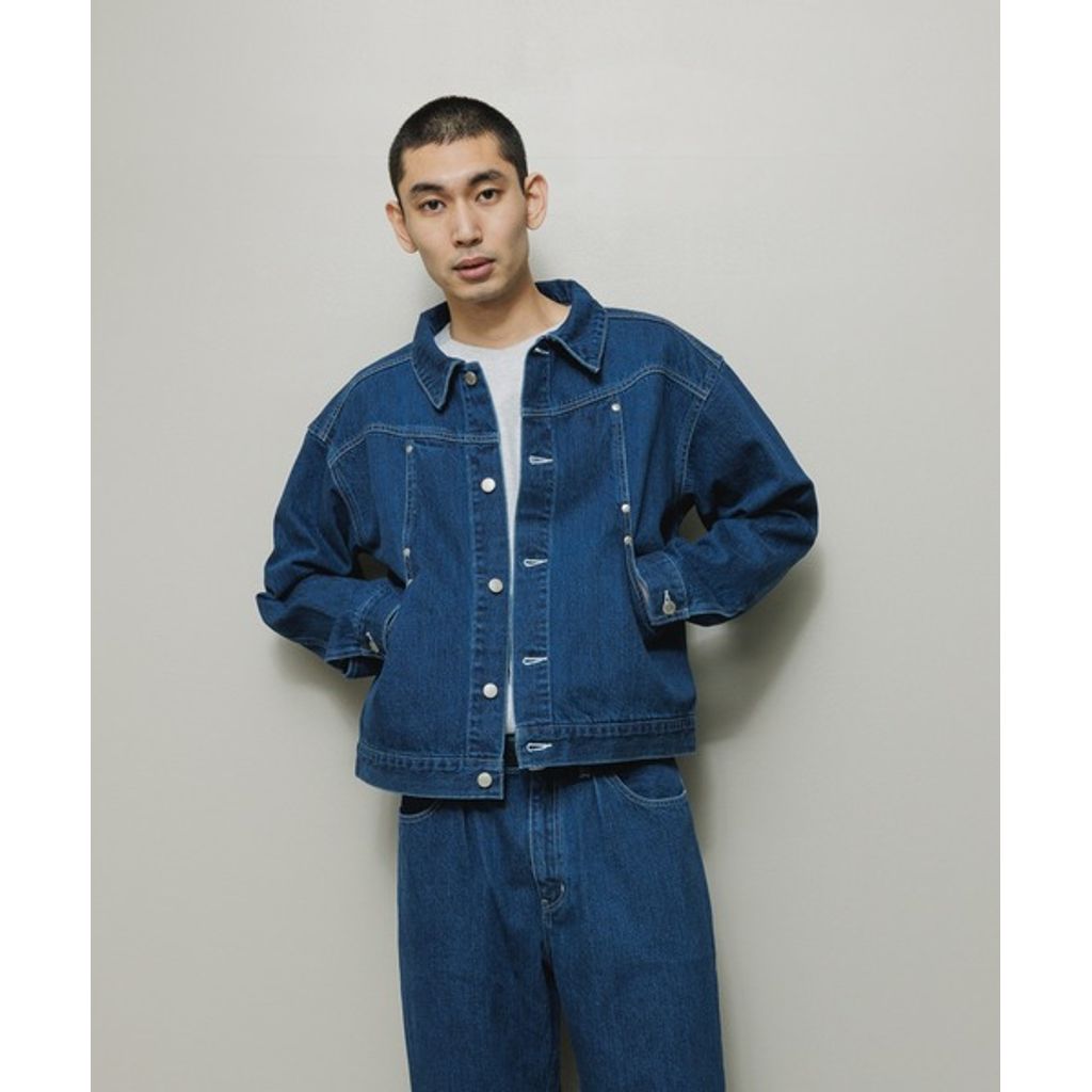 BAL CARB POCKET WASHED DENIM JACKET