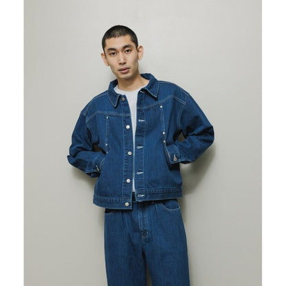 BAL CARB POCKET WASHED DENIM JACKET