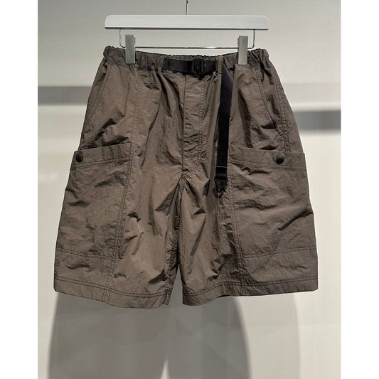 COMME des GARCONS HOMME NYLON TUSSER HALF PANTS（KAHKI）