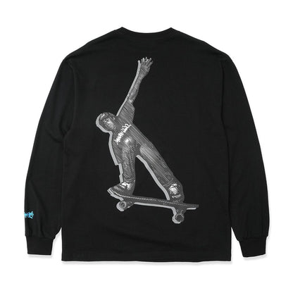HOMBRE NINO L/S PRINT TEE (SKATE)