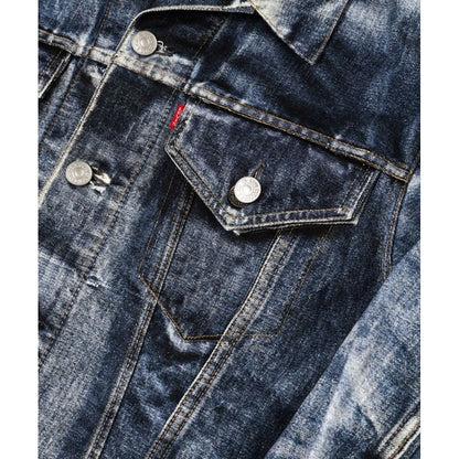 eYe JUNYA WATANABE MAN 『BerBerJin』『Levi's』70505 TRIPLE NAME DENIM PRINT JACKET