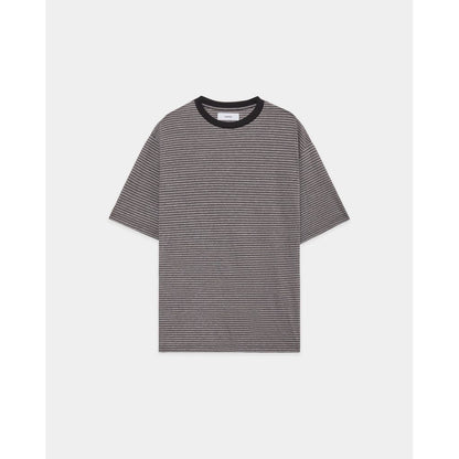 marka Organic Cotton High Twist Knit Border / Crew Neck Tee