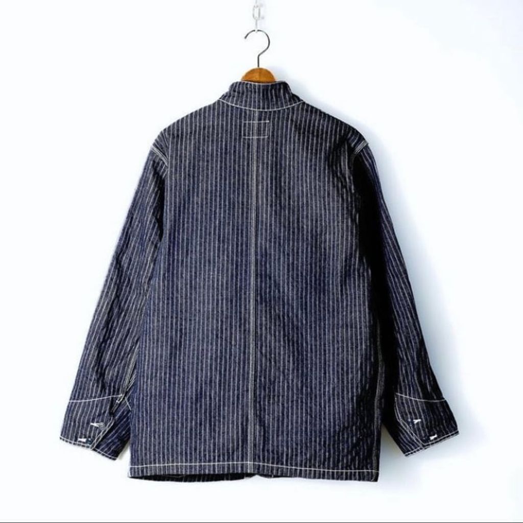 ANDFAMILYS Stand Collar Work Jacket