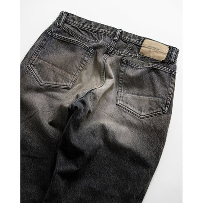 ANACHRONORM FRONT YORK REMAKED DENIM PANTS BLACK (REMAKE)