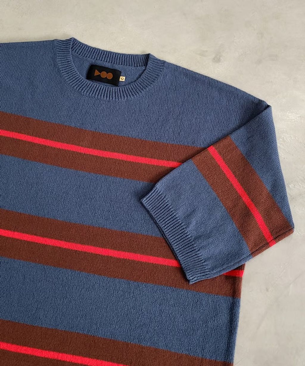 VOO BORDER SUMMER KNIT STEEL