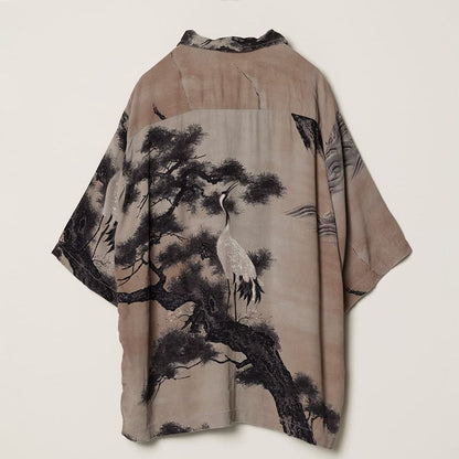 REMI RELIEF RN30389013 鶴柄アロハシャツ 26ss