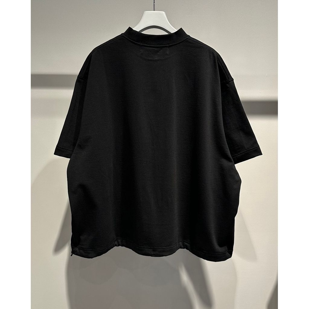 【MADE IN JAPAN】LINEAGE BALLON SOLID TEE（SUPER BLACK）