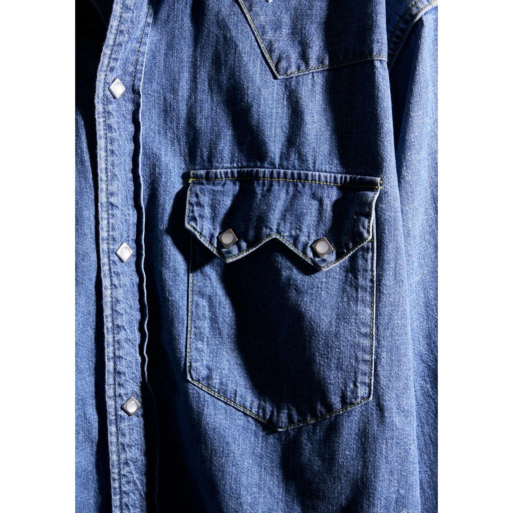 MASSES DENIM SHIRT H.WASH