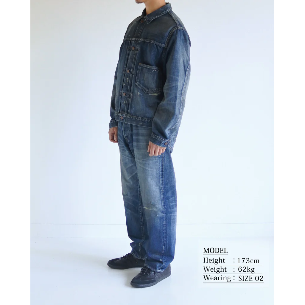 ANACHRONORM CONTEXT-005 FRONT TUCK DENIM JACKET(26 REMAKE)