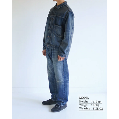 ANACHRONORM CONTEXT-005 FRONT TUCK DENIM JACKET(26 REMAKE)