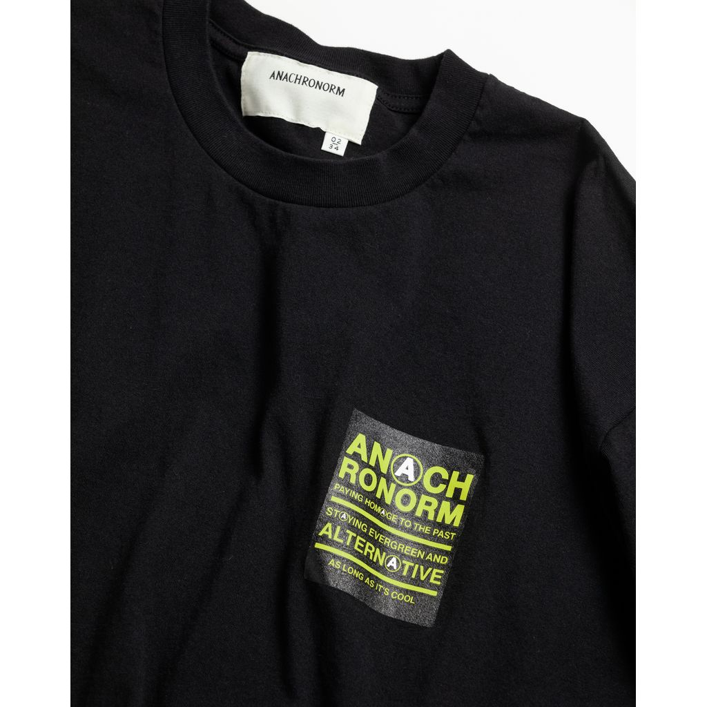 ANACHRONORM STICKER MOTIF PRINTED S/S T-S