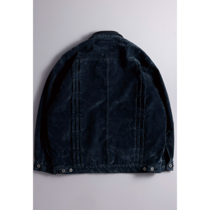FDMTL FA26JK54R FLOCK LEATHER JACKET RINSE