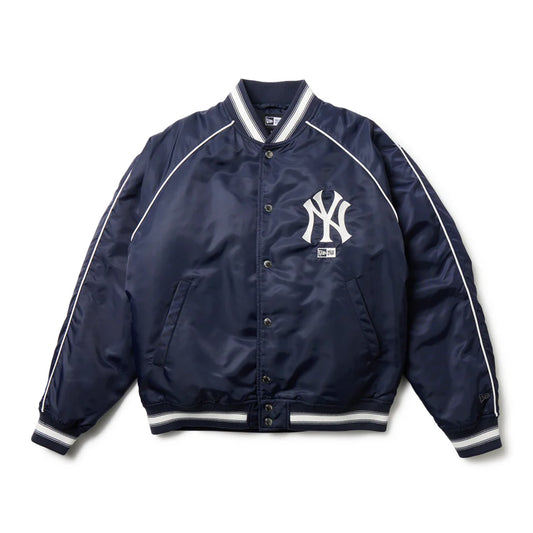 NEW ERA ナイロン バーシティージャケット ニューヨーク・ヤンキース ネイビー