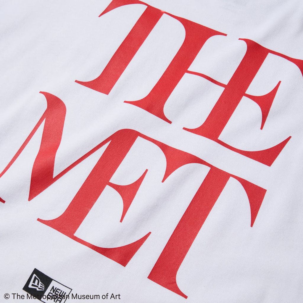 NEW ERA  半袖 オーバーサイズド コットン Tシャツ The Met ホワイト