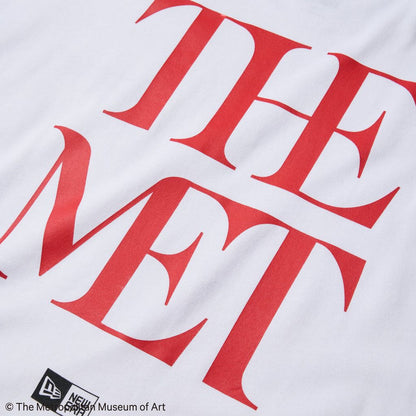 NEW ERA  半袖 オーバーサイズド コットン Tシャツ The Met ホワイト